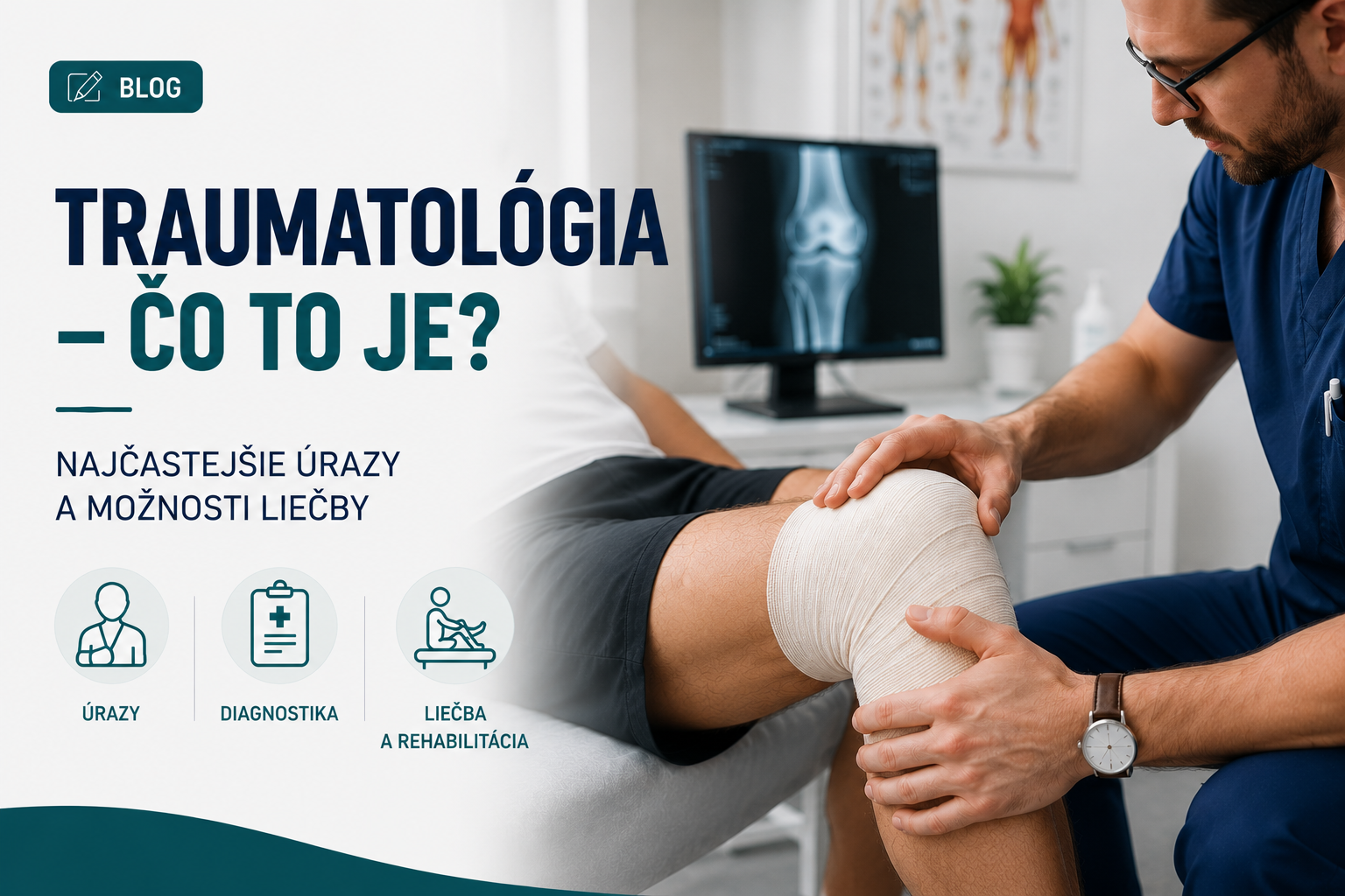 Traumatológia - čo to je, najčastejšie úrazy a možnosti liečby
