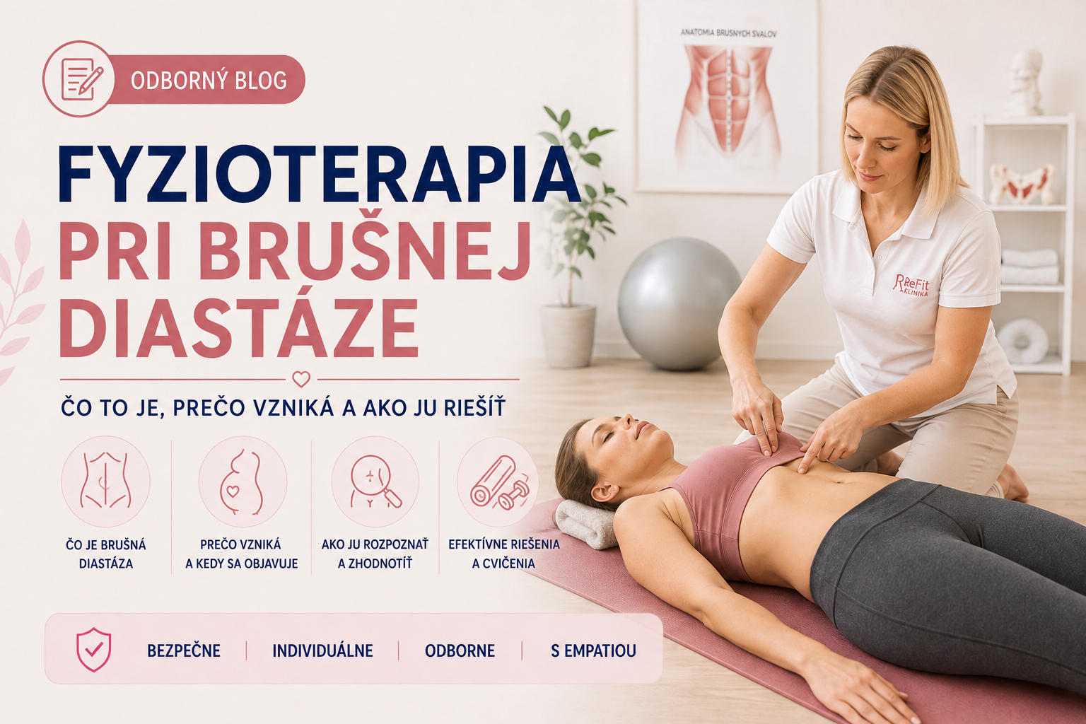 Fyzioterapia pri brušnej diastáze