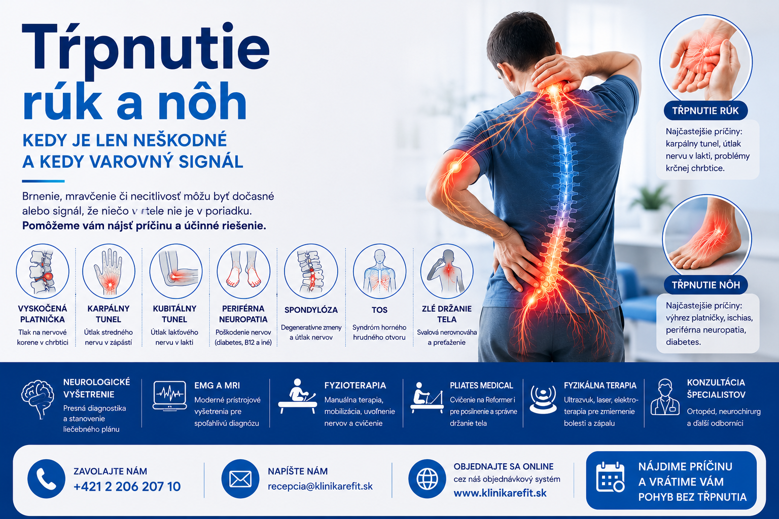 Tŕpnutie rúk a nôh – kedy je len neškodné a kedy varovný signál